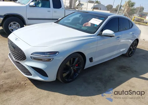 2023 Genesis G70 3.3T Rwd из США, поврежденный, VIN KMTG54TE6PU113339